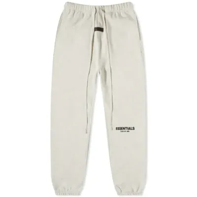 OBO Fear of God Essentials Off-White Drawstring Lounge Pants 01