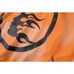 OBO Hellstar Fire Orange Hoodie Orange Dye