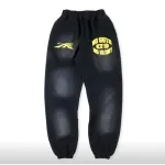 OBO Hellstar No Guts No Glory Flare Bottom Sweatpants Midnight Dye Black