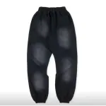OBO Hellstar No Guts No Glory Flare Bottom Sweatpants Midnight Dye Black