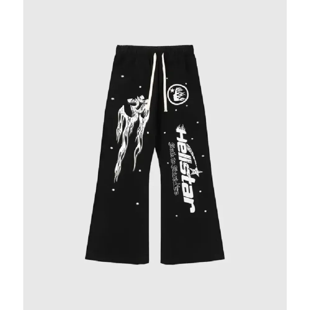 OBO Hellstar Studios Records Tracksuit Black（single sweatpants）
