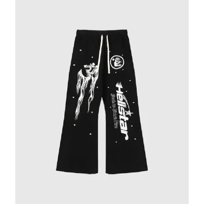 OBO Hellstar Studios Records Tracksuit Black（single sweatpants） 01