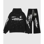 OBO Hellstar Studios Records Tracksuit Black（single sweatpants）