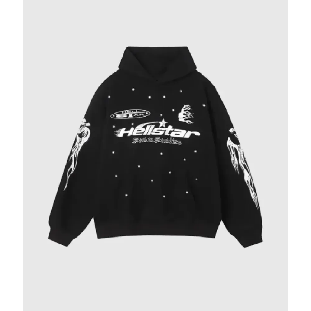 OBO Hellstar Studios Records Tracksuit Black（single sweatpants）