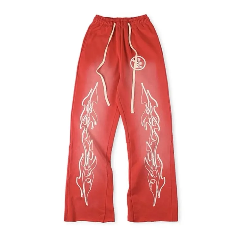 obo H*lst*r studios red sweatpants