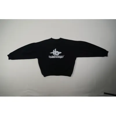 OBO Layered Sports Round Sweatshirt Oversized In Black 01