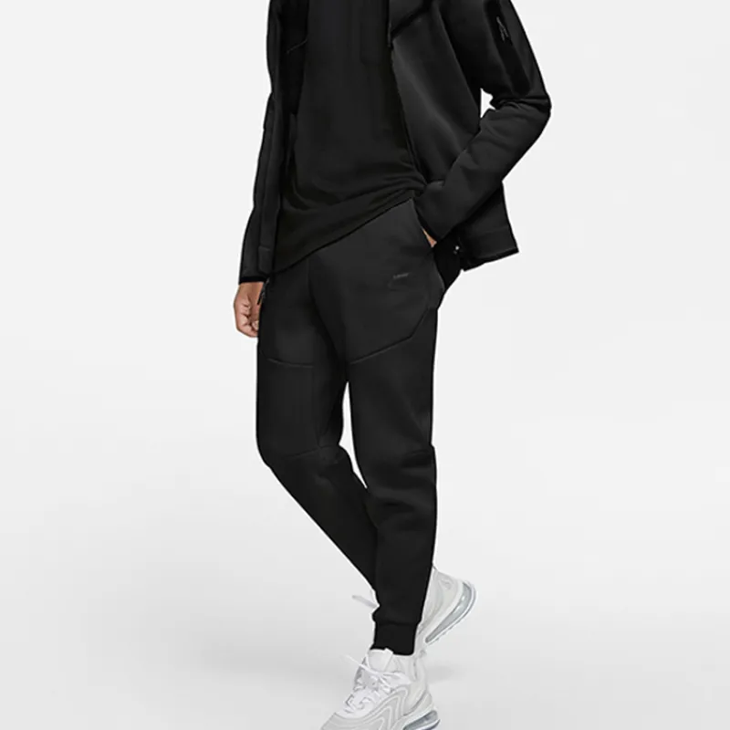 OBO Nike Sportswear Tech Fleece Full-Zip Hoodie & Joggers Set Black