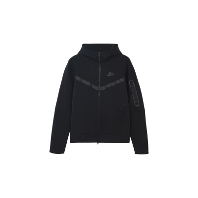 OBO Nike Sportswear Tech Fleece Full-Zip Hoodie & Joggers Set Black/Black 02