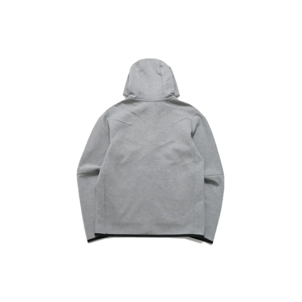 OBO Nike Sportswear Tech Fleece Full Zip Hoodie & Joggers Set Grey And Black