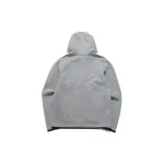 OBO Nike Sportswear Tech Fleece Full Zip Hoodie & Joggers Set Grey And Black