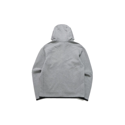 OBO Nike Sportswear Tech Fleece Full Zip Hoodie & Joggers Set Grey And Black 02