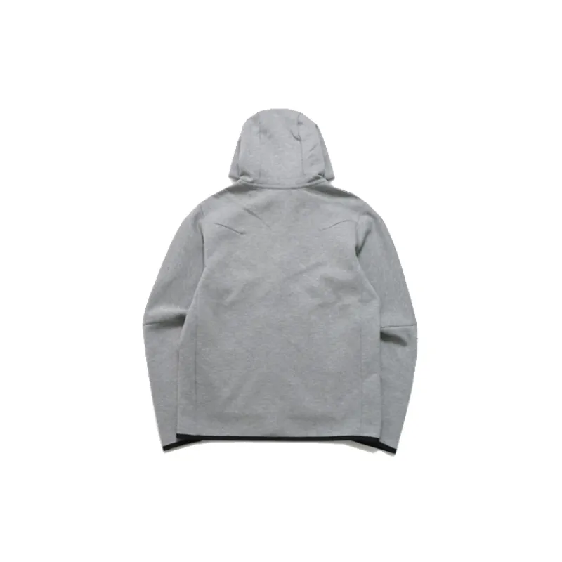 OBO Nike Sportswear Tech Fleece Full Zip Hoodie & Joggers Set Grey And Black