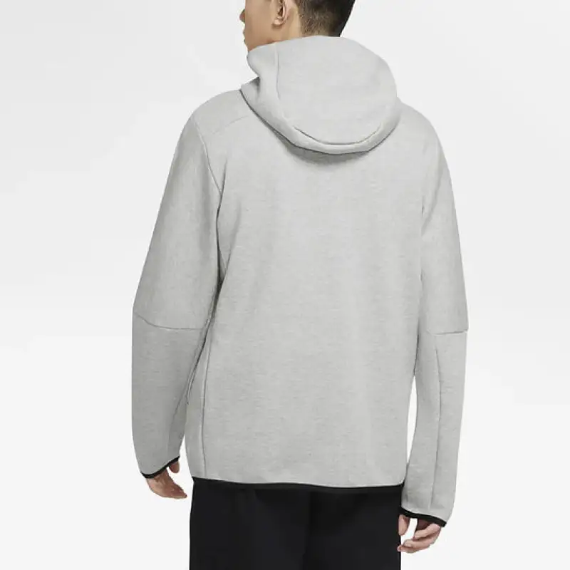 OBO Nike Sportswear Tech Fleece Full-Zip Hoodie Heather Grey