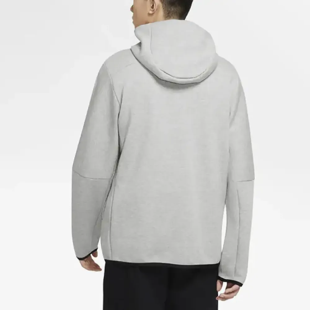 OBO Nike Sportswear Tech Fleece Full-Zip Hoodie Heather Grey