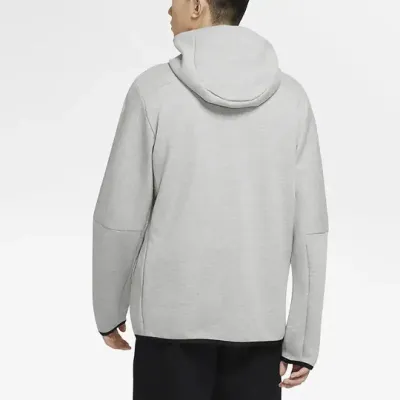 OBO Nike Sportswear Tech Fleece Full-Zip Hoodie Heather Grey 02