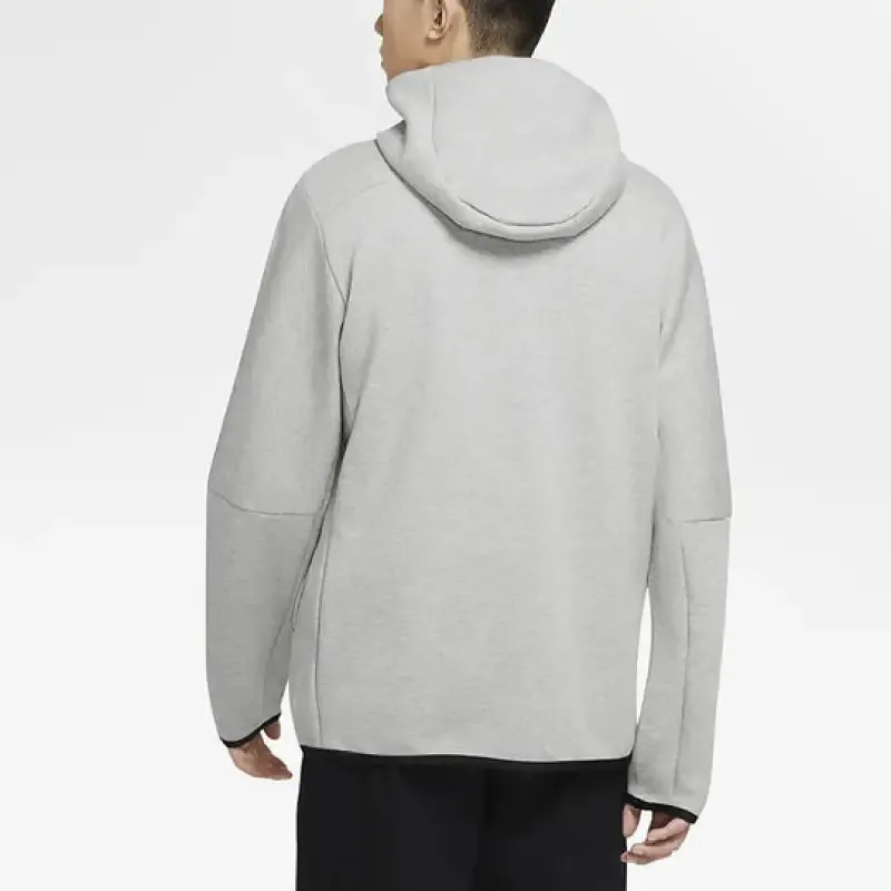 OBO Nike Sportswear Tech Fleece Full-Zip Hoodie Heather Grey