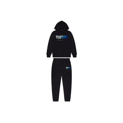 OBO Trapstar Chenille Decoded Hoodie Tracksuit Black Ice Flavours 2.0 Edition 01
