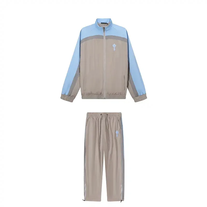 OBO Trapstar Splicing Suit Embroidered LOGO Sports and Leisure