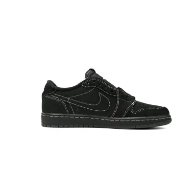 【$75 Free Shipping】Air Jordan 1 Retro Low OG SP Travis Scott Black Phantom DM7866-001 02