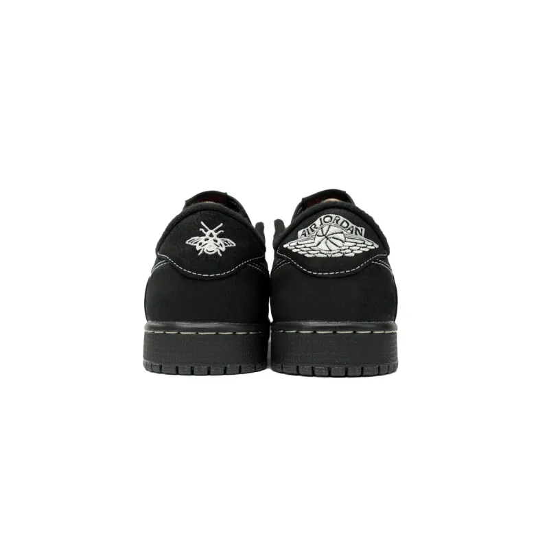 【$59 SALE】Air Jordan 1 Retro Low OG SP Travis Scott Black Phantom DM7866-001