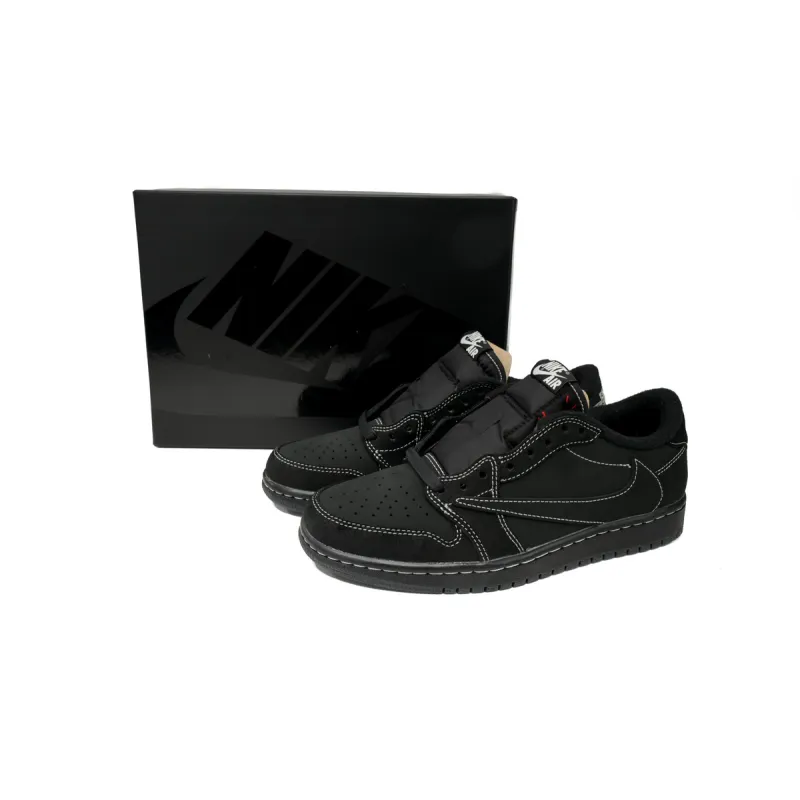 【$59 SALE】Air Jordan 1 Retro Low OG SP Travis Scott Black Phantom DM7866-001