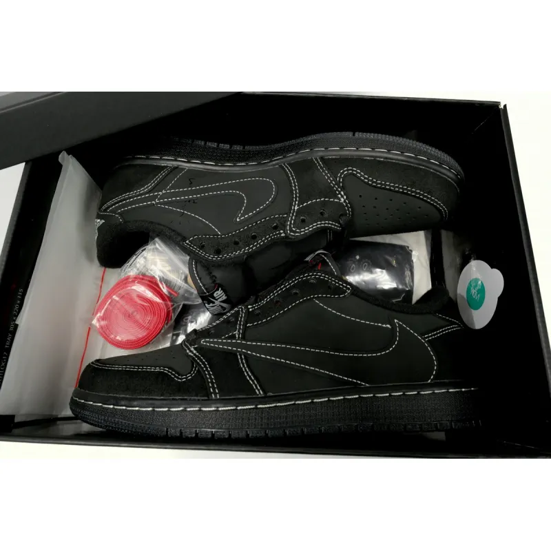 【$59 SALE】Air Jordan 1 Retro Low OG SP Travis Scott Black Phantom DM7866-001