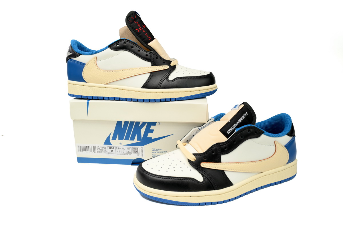 【$59 SALE】Travis Scott x Fragment Design x Air Jordan 1 Low  DM7866-140