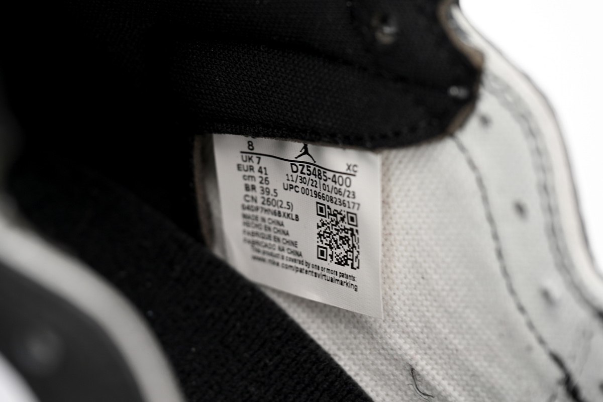  Air Jordan 1 High OG “UNC Toe” DZ5485-400