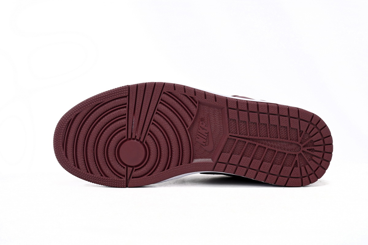 Air Jordan 1 Low Black Dark Beetroot (Women