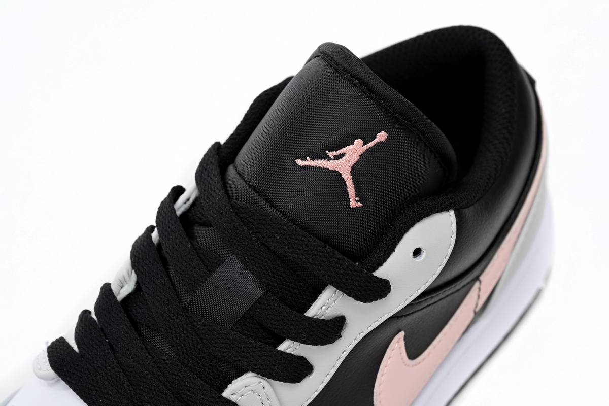Air Jordan 1 Low Black Grey Pink  553558-062