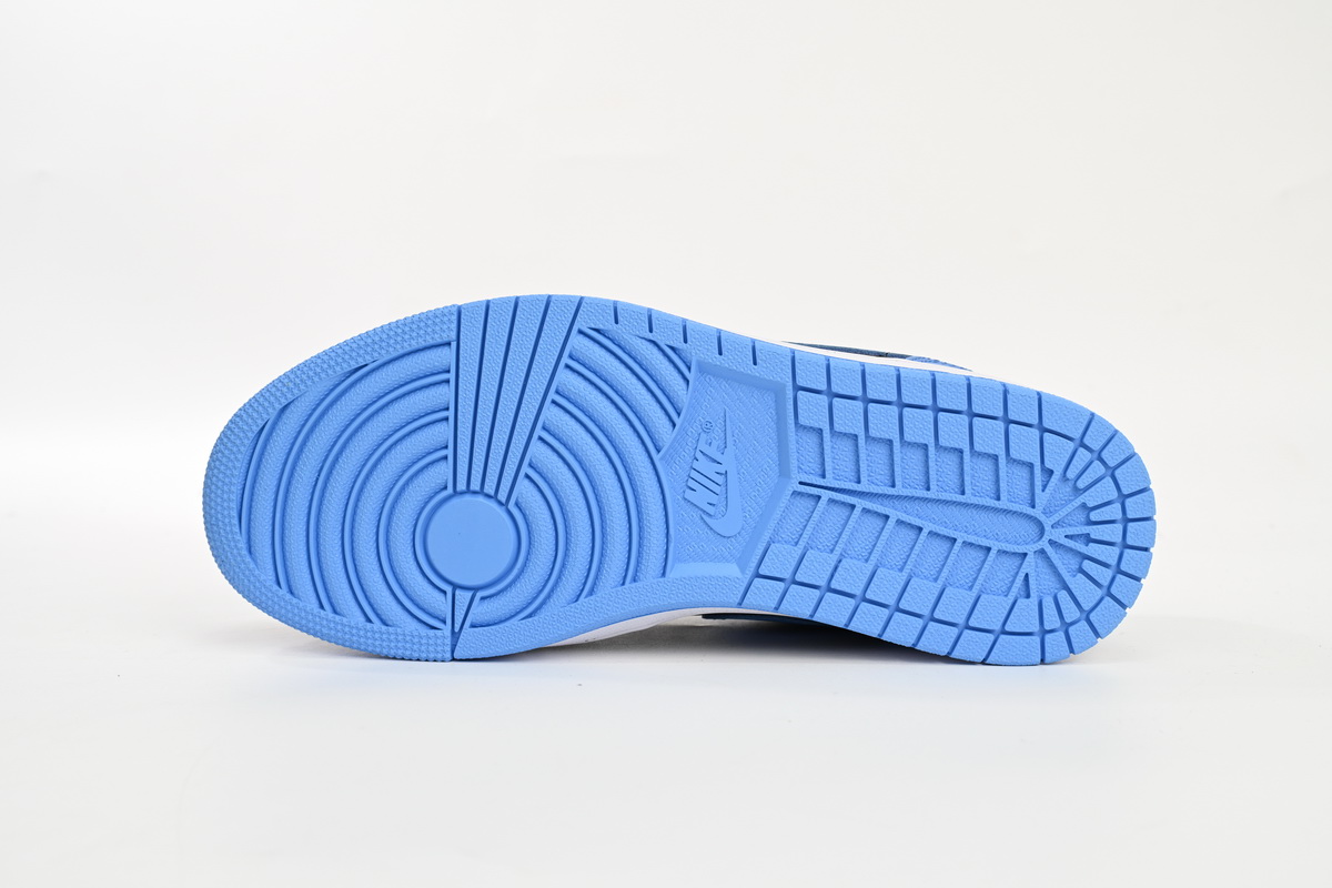 Air Jordan 1 Low Black University Blue 553558-041