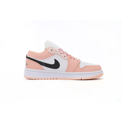 Air Jordan 1 Low Light Arctic Orange Pink (GS)  553560-800 02