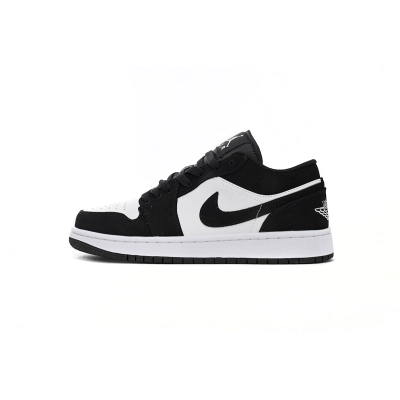 Air Jordan 1 Low New Black and White Panda 553558-001 01