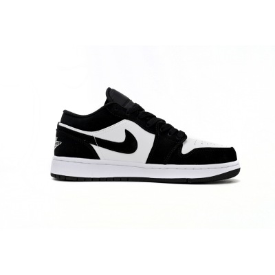 Air Jordan 1 Low New Black and White Panda 553558-001 02