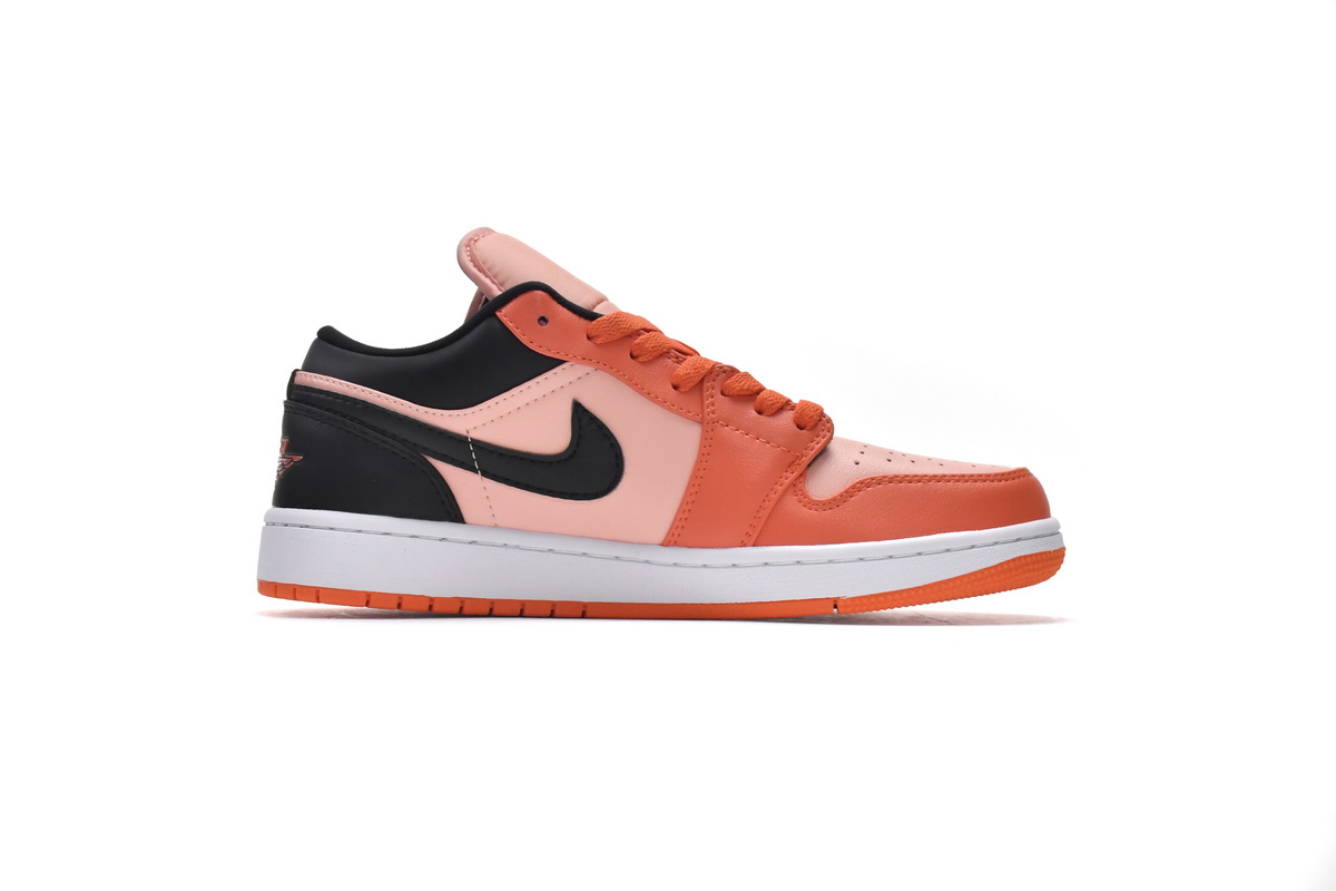 Air Jordan 1 Low Orange Black (Women's) DM3379-600