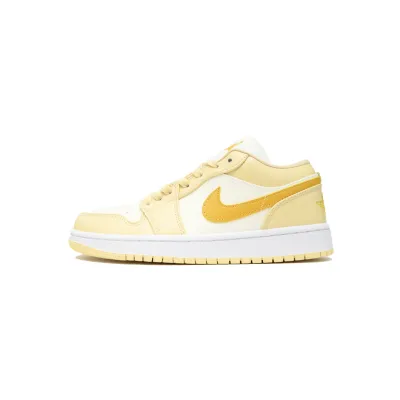 Air Jordan 1 Low Sail Yellow Ochre (Women's) DC0774-170  01