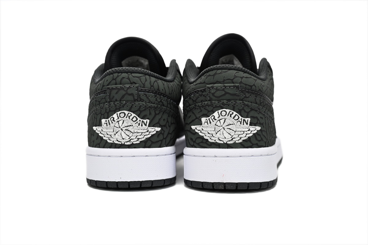 Air Jordan 1 Low SE Black Elephant  FB9907-001