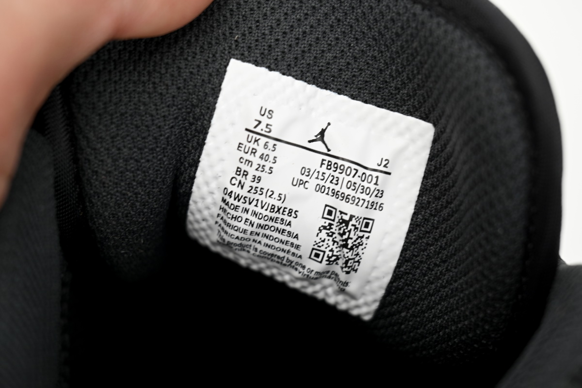 Air Jordan 1 Low SE Black Elephant  FB9907-001