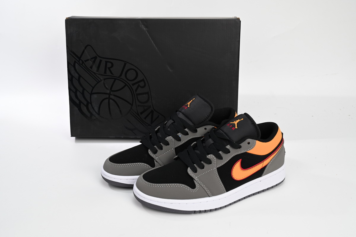 Air Jordan 1 Low SE Light Graphite Vivid Orange FB7308-008