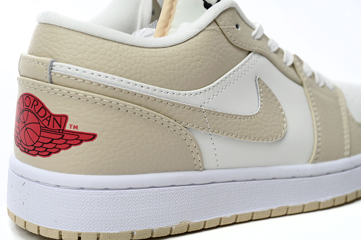 Air Jordan 1 Low SE Sail Rattan University Red  FB7168-121
