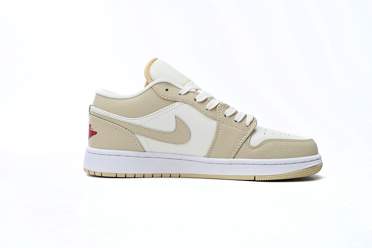 Air Jordan 1 Low SE Sail Rattan University Red  FB7168-121