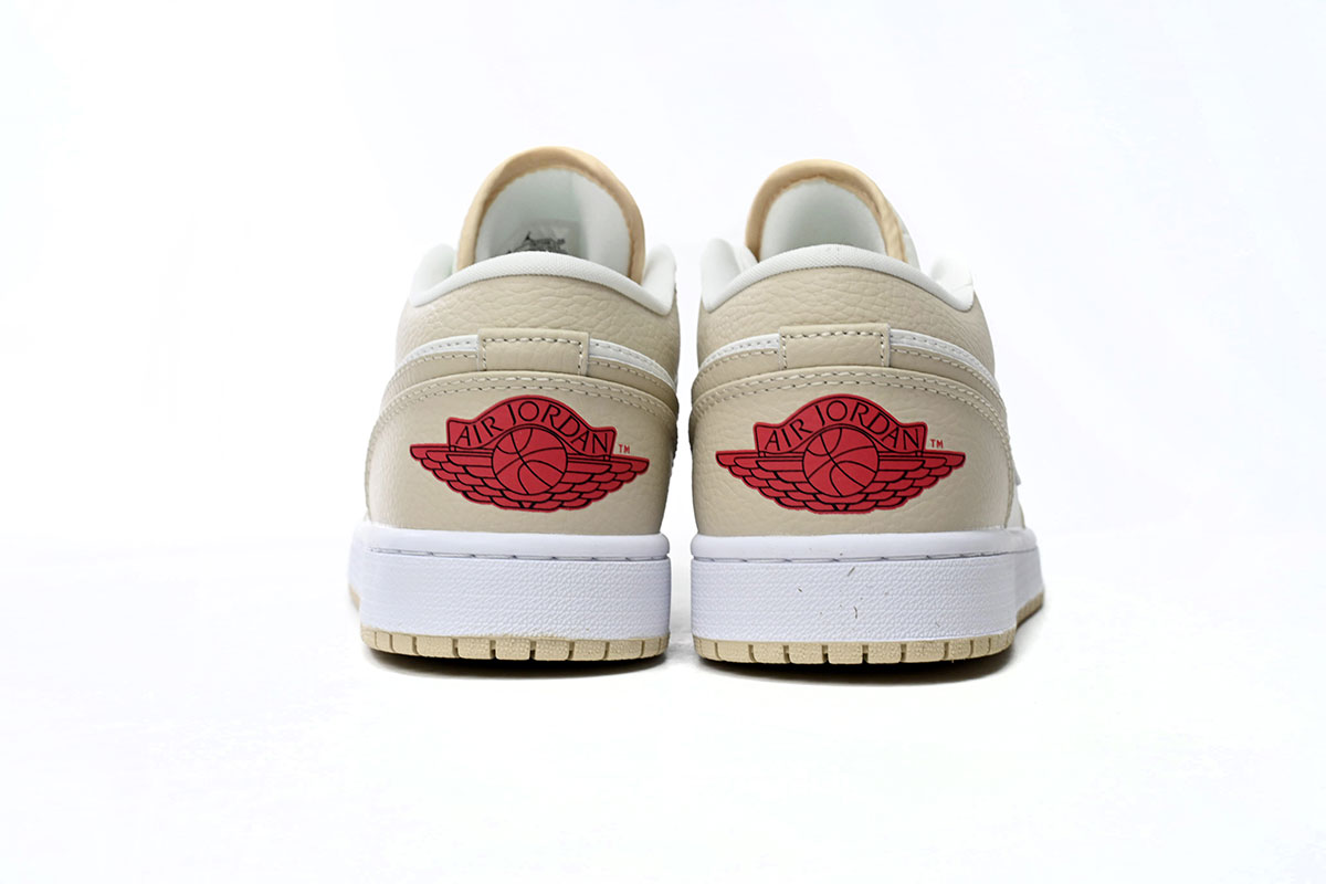 Air Jordan 1 Low SE Sail Rattan University Red  FB7168-121
