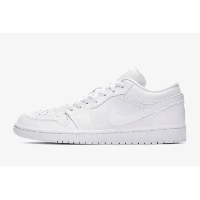 Air Jordan 1 Low Triple White (2019) 553558-111 01