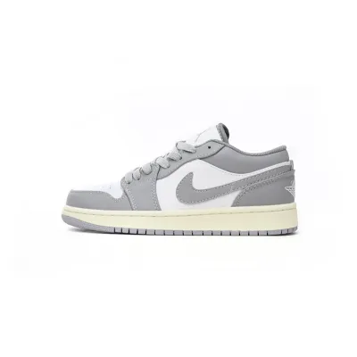 Air Jordan 1 Low Vintage Grey (GS) 553560-053 01