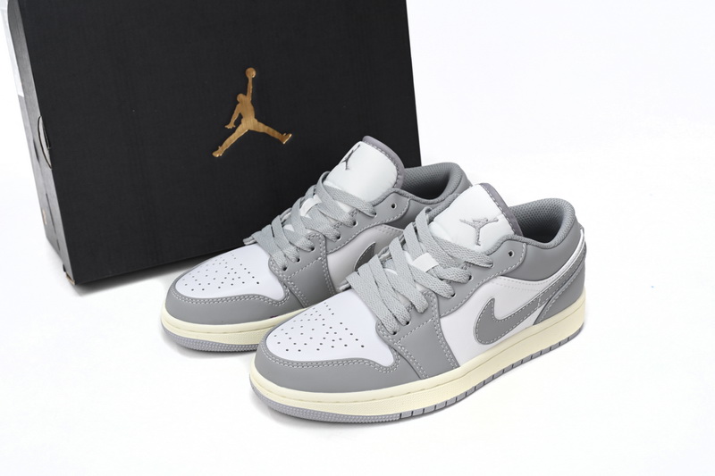Air Jordan 1 Low Vintage Grey (GS) 553560-053