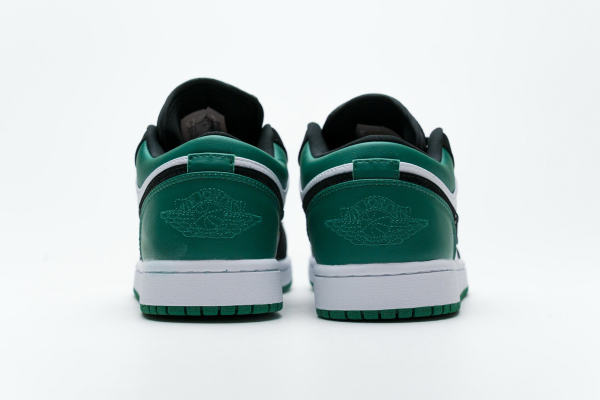 Air Jordan 1 Low White Black Mystic Green 553558-113