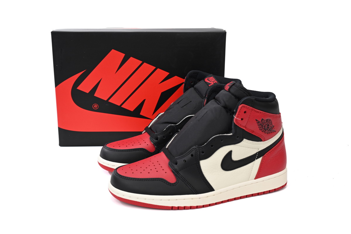 Air Jordan 1 Retro High Bred Toe 555088-610