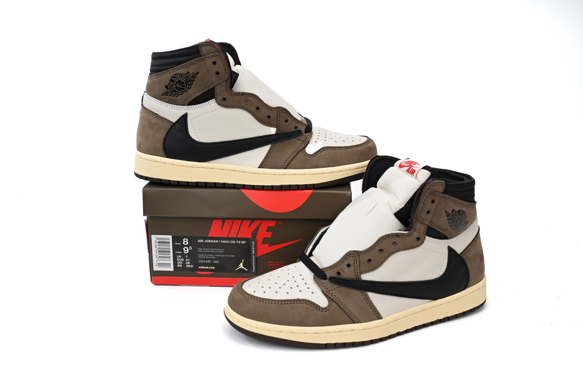 Air Jordan 1 Retro High OG SP Travis Scott Mocha CD4487-100