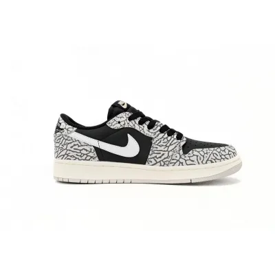 Travis Scott x Air Jordan 1 Low Black Gray Burst CZ0858-001  02