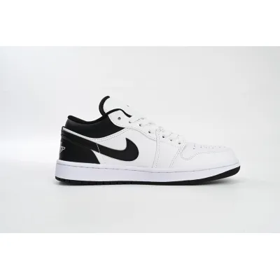 Travis Scott x Air Jordan 1 Low White Black 553560-132  02